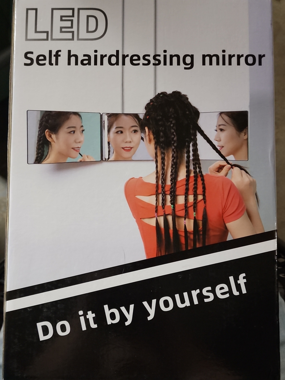 LED Self Hairdressing Mirror